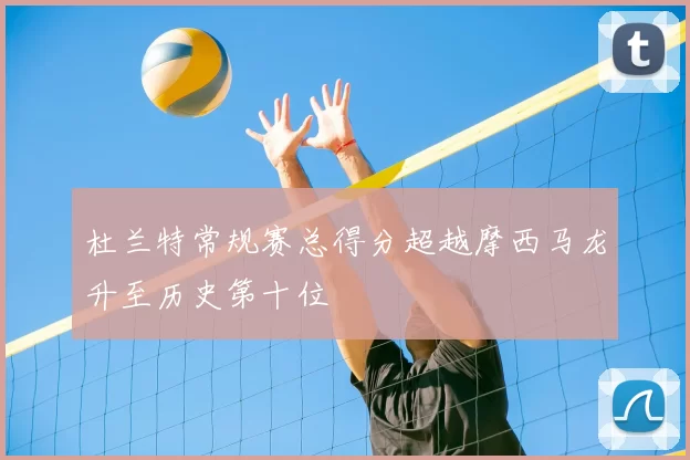 杜兰特常规赛总得分超越摩西马龙升至历史第十位