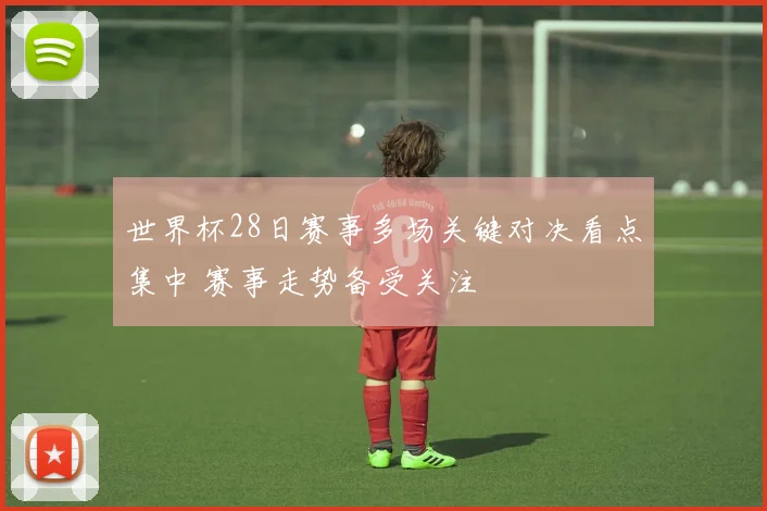 世界杯28日赛事多场关键对决看点集中 赛事走势备受关注